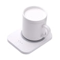 thumbnail image 2 of Luzkey Coffee Mug Warmer Electric Coffee Mug Warmer for Desk Buffet Server Cordless Electric Warming Tray Fast Even Heating Waterproof Material Suitable for white, 2 of 8