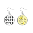 thumbnail image 1 of Patron de plantas suculentas cactus silueta Pendiente Sol Flor Pendiente Joyas Moda Unbranded M, 1 of 3