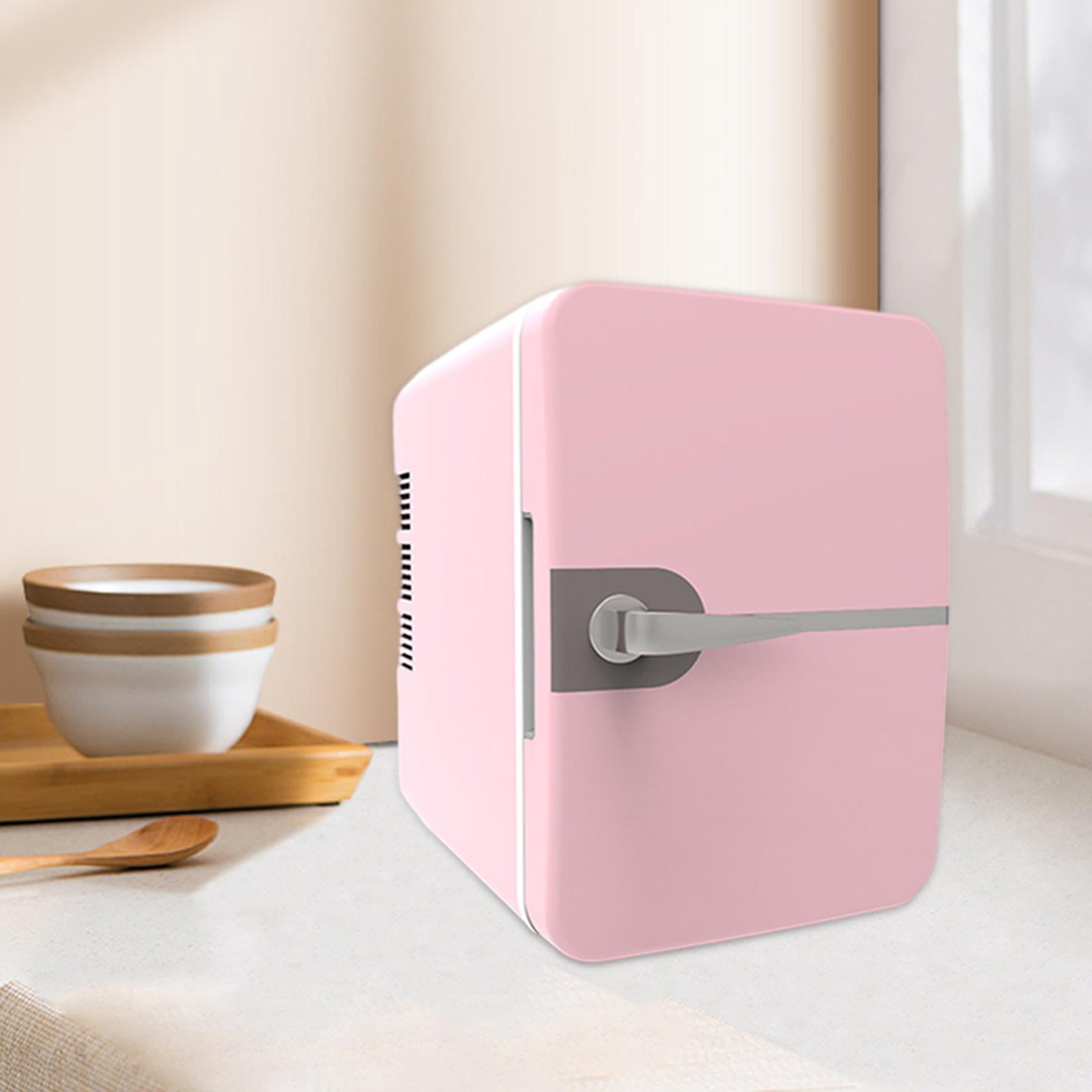 Fiocias Mini Fridge Beauty Fridges Beverage Refrigerator for Cosmetic Beverage Lunch