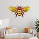 thumbnail image 5 of Bee Wall Art Bugs Escultura Colgante Artesanías de Metal Decorativas home and bar, 5 of 9