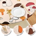 thumbnail image 4 of Colorful Mushroom Assortment Light Pink Pattern Round Fitted Tablecloth with Elastic Edge,Dining Table Cover Waterproof,Outdoor Round Tablecloth for Camping,Dining,Indoor and Outdoor, 4 of 7