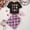 Black#F, variant on JCCXIN Girls Summer Outfit Sets 2 Piece Cute Printed Short Sleeve T Shirt With Plaid Skirt Casual Beach School Party Outfit Sets For Girls Age 13 16 Holiday Clothes Sets
