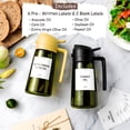 thumbnail image 3 of KORALAKIRI 2 in 1 Oil Sprayer for Cooking, 16oz/470ml Glass Food-grade Olive Oil Spray Bottle Dispenser Mister Spritzer with Pourer for Kitchen, Salad, Frying, BBQ (Black & Orange), 3 of 7