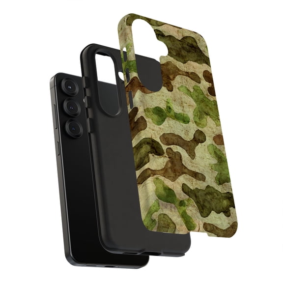 For Samsung Galaxy S20, Dual-Layer, Camouflage Print, USA