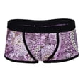 thumbnail image 2 of 2 Calzoncillos Bóxer De Encaje Transparente Con Estampado Para Hombre L Púrpura, 2 of 8