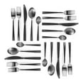 thumbnail image 3 of MegaChef Cravat 20 Piece Flatware Utensil Set, Stainless Steel Silverware Metal Service for 4 in Matte Black, 3 of 5
