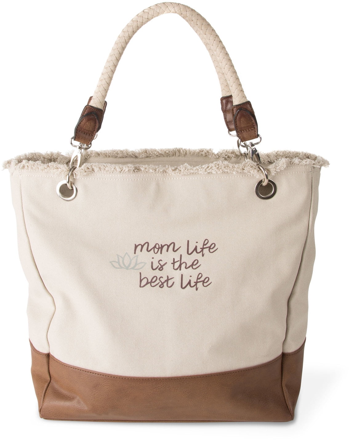 Pavilion- Mom Life Tan Extra Large Canvas Tote Zambia Ubuy