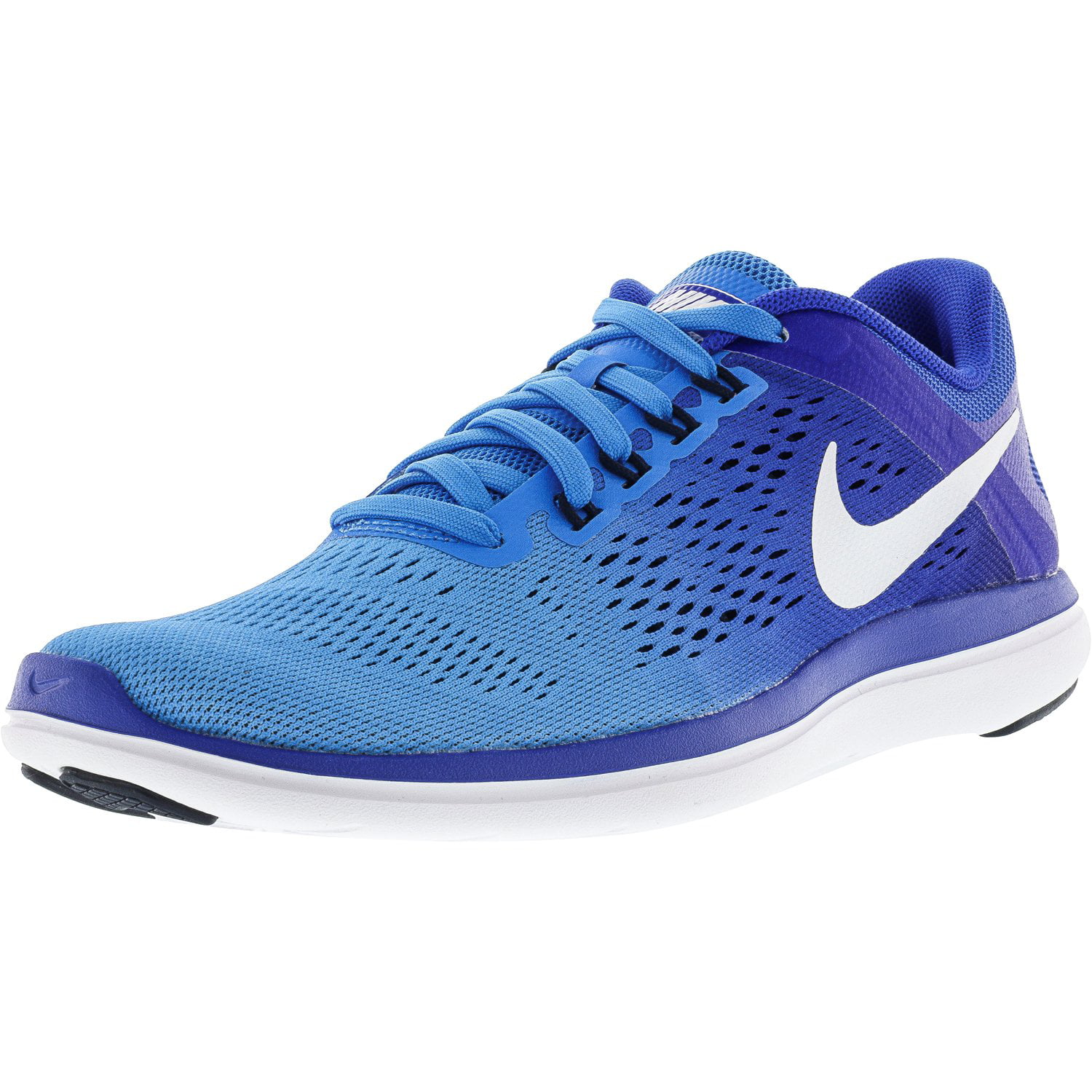Nike Women's Flex 2016 Rn Blue Glow / Racer Midnight Navy Ankle-High Shoe 7.5M Walmart.com