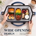thumbnail image 3 of Insulated Lunch Box for Women, Cute & Reusable Cooler Lunch Bag for Work, Office & Picnic, Leak-Proof Tote with Shoulder Strap, 3 of 10