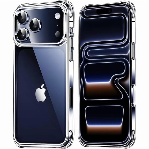 Eryueer for iPhone 17 Pro Max Case Clear, [Not Yellowing] [Military-Grade Drop Protection] Protective Clear for Apple 17 Pro Max Case with Shockproof Bumper 2025
