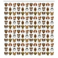 thumbnail image 3 of Ambesonne Dogs Shower Curtain, Comical Dog Caricature Design, 69"Wx75"L, Multicolor, 3 of 3