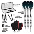 thumbnail image 4 of Viper Diamond 90% Tungsten Soft Tip Darts with Storage/Travel Case, Black Rings, 16 Grams, 4 of 5