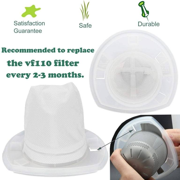 4 Pack Replacement Filter For Black & Decker Vf110 Dustbuster