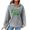 thumbnail image 2 of Womens Waffle Knit Hoodie,Women Oversized Hoodies Casual Basic Waffle Long Sleeve Pullover Top Hooded Sweatshirt with Pocket, 2 of 4