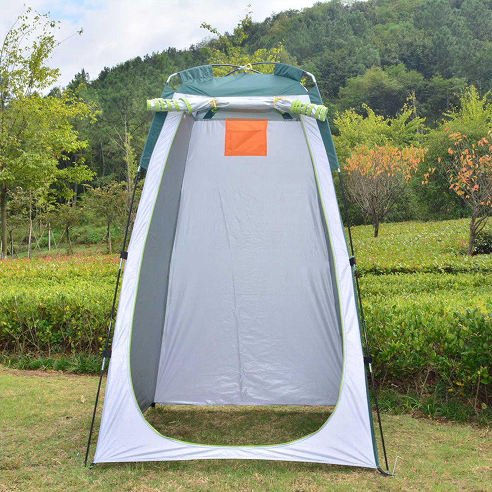 Outdoor Privacy Shower Tent Portable Changing Room Camp Toilet W/Carry bag,1-Person Camping Tents, Shower Tents for Camping, Beach, Outdoors