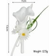 thumbnail image 6 of Dainty Calla Lily Flower Brooches Pins for Women Men Wedding Corsage Pink White Flowers Brooch Lapel Pin Suit Collar Dress Accessories Fashion Floral Jewelry for Party, 6 of 12