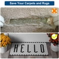 thumbnail image 4 of Uxcell Cat Carpet Protector, 8.2 Ft Plastic Pet Scratch Stopper for Carpet, Easy to Cut, From Scratching Rugs at Doorway, 4 of 6