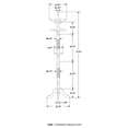 thumbnail image 4 of Achelle 11 Hook Freestanding Coat Rack Hat Hanger Tobacco, 4 of 4