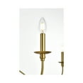 thumbnail image 4 of Living District Rohan 54" 6-Light Transitional Metal Chandelier in Satin Gold, 4 of 8
