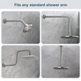 thumbnail image 3 of Extensor de brazo para ducha BRIGHT SHOWERS 15 cm níquel cepillado, 3 of 7