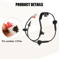 thumbnail image 3 of Unique Bargains 1pcs No.57470SAA003 Car ABS Wheel Speed Sensor Rear Right for Honda City 2003-2008, 3 of 7