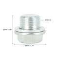 thumbnail image 2 of 10 Sets M18x1.5 Metal Vehicle Engine Oil Pan Drain Cap Screw Bolt Plug with Gasket, 2 of 7