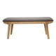 thumbnail image 1 of Banca Oviedo Color Gris Para 2 Personas Exterior o Interior Estilo Natural, 1 of 5