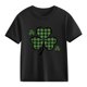 thumbnail image 1 of Blusas y camisas de manga corta con cuello redondo para niños y niñas, camisetas gráficas de manga corta, blusas con estampados bonitos para la temporada escolar., 1 of 9
