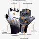 thumbnail image 4 of D122 1Pair Cycling Gloves Summer Half Finger Breathable Anti Slip Gloves Sun Protection for Outdoor, 4 of 5
