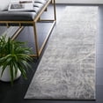 thumbnail image 2 of SAFAVIEH Jasper Mercia Abstract Overdyed Runner Rug, Grey/Ivory, 2' x 9', 2 of 8