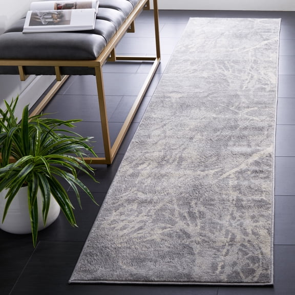 Safavieh Jasper Mercia Abstract Runner Rug, Gray/Ivory, 2' x 9'