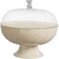thumbnail image 1 of Pedestal Fruit Bowl With Lid Decorative Fruit Plate With Draining Holes Fruit Basket Bowl Holder Multifunctional Countertop Fruit Bowl, 1 of 5