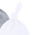 thumbnail image 5 of Splozh Bow Hats for Baby Girls 3 Pack Baby Newborn Hats Set Knot Beanie Hats Soft for Infant Baby Girls Boys Caps,Light Gray,0-6 Months, 5 of 5