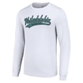 thumbnail image 2 of Men's Starter White Philadelphia Eagles Tailsweep Long Sleeve T-Shirt, 2 of 3