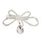 thumbnail image 1 of Pinza de cabellero con lazo de cristal de moda llena de mujeres plateadas con de imitación Yuyangstore Pinza de pelo, 1 of 7