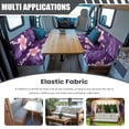 thumbnail image 3 of Uorisanigo RV Dinette Cushion Covers Washable Cushion Slipcovers Stretchable 2-Piece Set Purple Polynesian Print Sofa Chair Cover Furniture Protector for RV Camper Car Bench Seats, 3 of 7