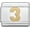 3, variant on Italian Bracelet Number Charms, 9mm Gold Number Stainless Steel Charm Link (7)