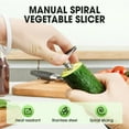 thumbnail image 2 of Piranha Spiral Cutting Machine, Stainless Steel Spiral Cutter for Veggies, Portable and Creativity Cucumber Potato Carrot Slicer Cutter Manual Kitchen (3pcs), 2 of 8