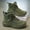 black, variant on Men's High Top Outdoor Hiking Boots, Rugged Non Slip Thick Sole Ankle Boots for Trekking Camping Daily Outdoor Wear
