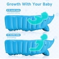 thumbnail image 5 of Anoak Inflatable Baby Bathtub for Newborn to Toddler, Portable Travel Infant Baby Bath Tub, Toddler Bathtub with Air Pump, Foldable Non-Slip Shower Basin Collapsible Baby Tub, Blue, 5 of 7