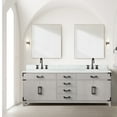 thumbnail image 5 of Laurel 84 in W x 22 in D White Oak Double Bath Vanity and Carrara Marble Top, 5 of 5
