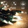 thumbnail image 6 of Joiedomi 100-Count Clear White Christmas Light Set,Green Wire Lights for Christmas Decorations,Holiday,Party,Home,Indoor or Outdoor Decorations, 6 of 7