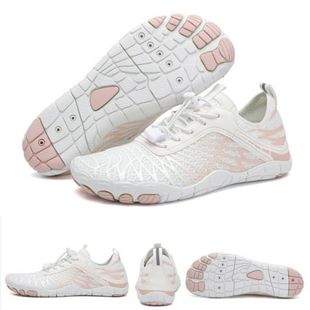 

Yucurem Aqua Shoes Breathable Diving Sneaker Wading Shoes for Lake Hiking (White 41)