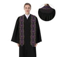 thumbnail image 4 of Haiem Colorful Mexican Pattern Graduation Stole 2024 | Premium Satin Sash for Graduation Ceremony, 4 of 7