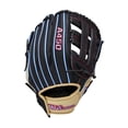 thumbnail image 3 of Wilson 2026 A450® 11" Youth Baseball Glove - Black/Blonde/Cool Blue, Right Hand Throw, 3 of 4