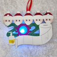 thumbnail image 4 of Máscara Papá Noel Colgante Colgante Luminoso Madera Árbol de Navidad Decoración Labymos Colgante, 4 of 7