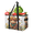 Multicolor 1, variant on Cute Highland Cow Reusable Grocery Bags, Foldable Reusable Shopping Bags, Easter Collapsible Tote Bag with Reinforced Handles for Kitchen, Picnic