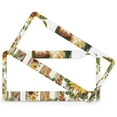 thumbnail image 2 of License Plate Frame Rooster With Sunflowers And Butterflies Car Front License Plate Frame 2 Pieces Vintage Chicken Floral Rustic Metal License Plate Cover Gift for Dad, 2 of 6