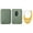 Green, variant on Allytech Magnetic Wallet Card Holder with MagSafe Ring for iPhone 14 Pro Max/14 Plus/14 Pro/14, for iPhone 13 Pro Max/13 Pro/13/13 Mini, for iPhone 12/12 Pro/12 Max/12 Mini/ iPhone 11 - Black