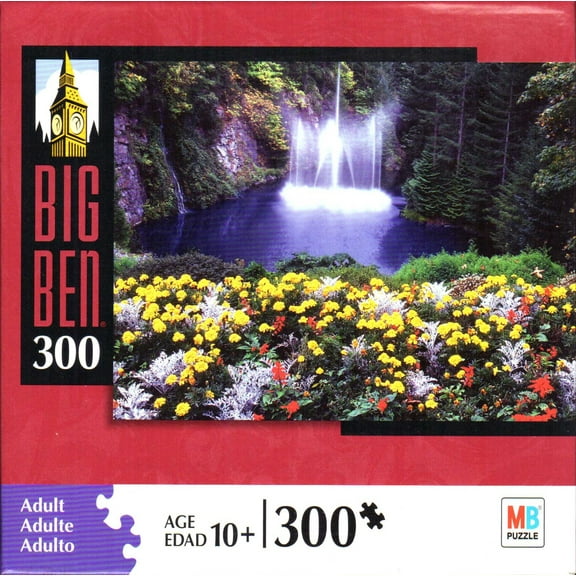 Big Ben 300 Piece Puzzle - Waterfall in British Columbia